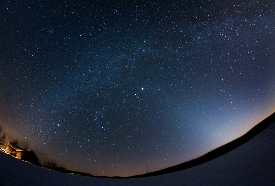 Droga Mleczna i wiato zodiakalne